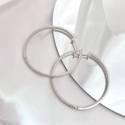 [Sparkling Aurora]Popular Large Hoop Earrings