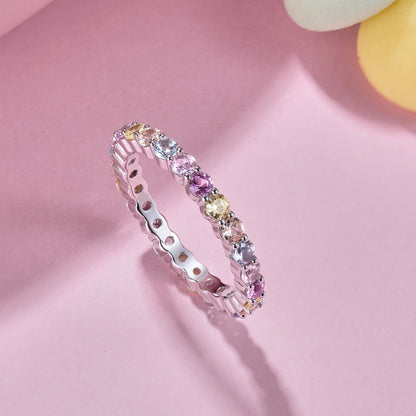 [Sparkling Aurora]Dazzling Resplendent Round Cut Party Ring