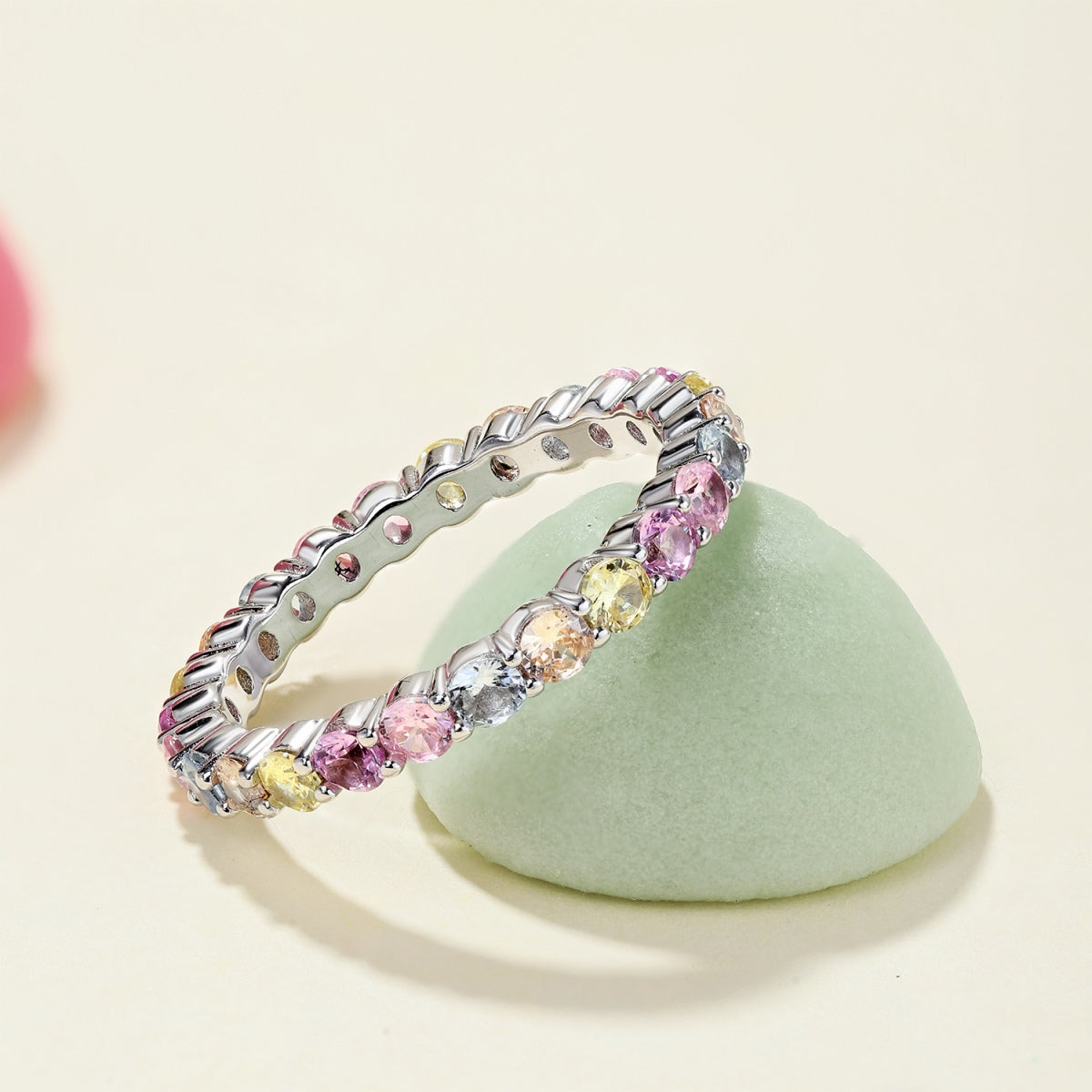 [Sparkling Aurora]Dazzling Resplendent Round Cut Party Ring