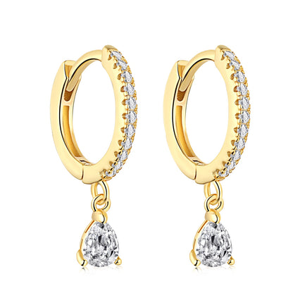 [Sparkling Aurora]Luxurious Geometric Drop Earrings