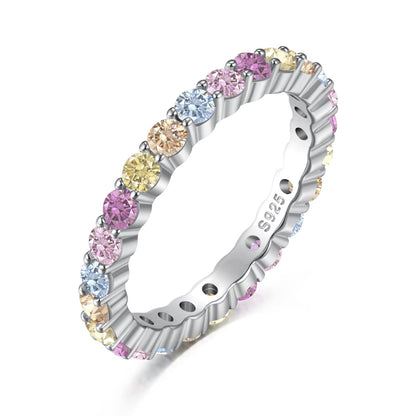 [Sparkling Aurora]Dazzling Resplendent Round Cut Party Ring