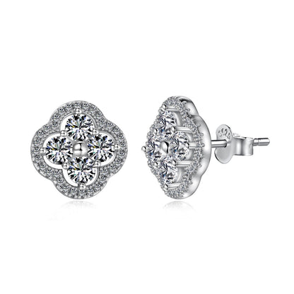 [Sparkling Aurora]Four-Leaf Clover Exquisite Earrings