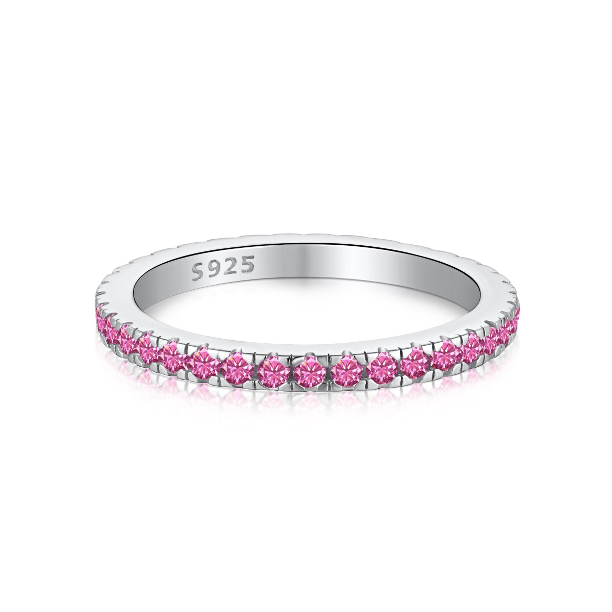 [Sparkling Aurora]Delicate Sparkling Round Cut Daily Ring