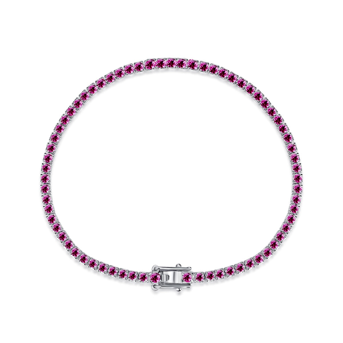 [Sparkling Aurora]Dazzling Colorful Round Cut Daily Bracelet