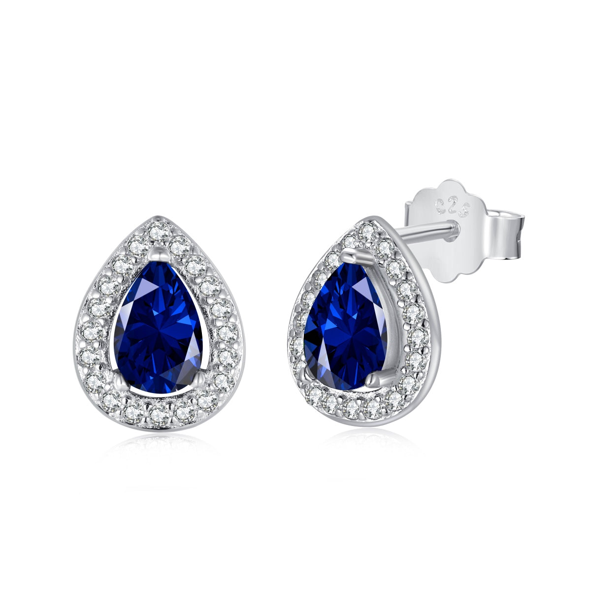 [Sparkling Aurora]Luxurious Water Drop Shape Earrings