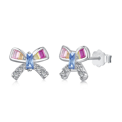 [Sparkling Aurora]Ornate Butterfly Shape Daily Earrings