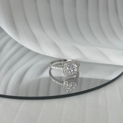 [Sparkling Aurora]Dazzling Resplendent Round Cut Wedding Ring