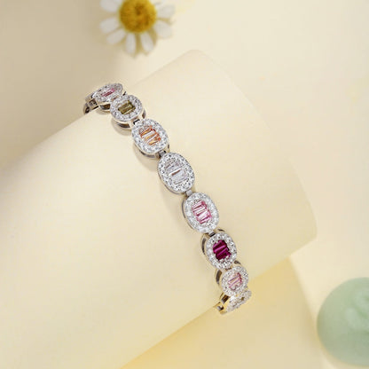 [Sparkling Aurora]Exquisite Ornate Emerald Cut Daily Bracelet