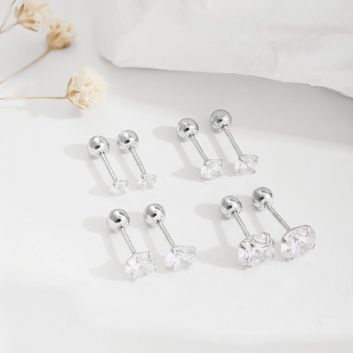 [Sparkling Aurora]Unique U-Shaped Ear Bone Earrings