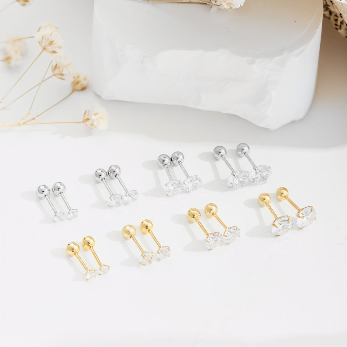 [Sparkling Aurora]Unique U-Shaped Ear Bone Earrings