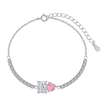 [Sparkling Aurora]Dazzling Unique Multi Shape Lover Bracelet