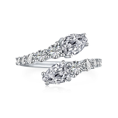 [Sparkling Aurora]Delicate Lively Snake Shape Daily Ring