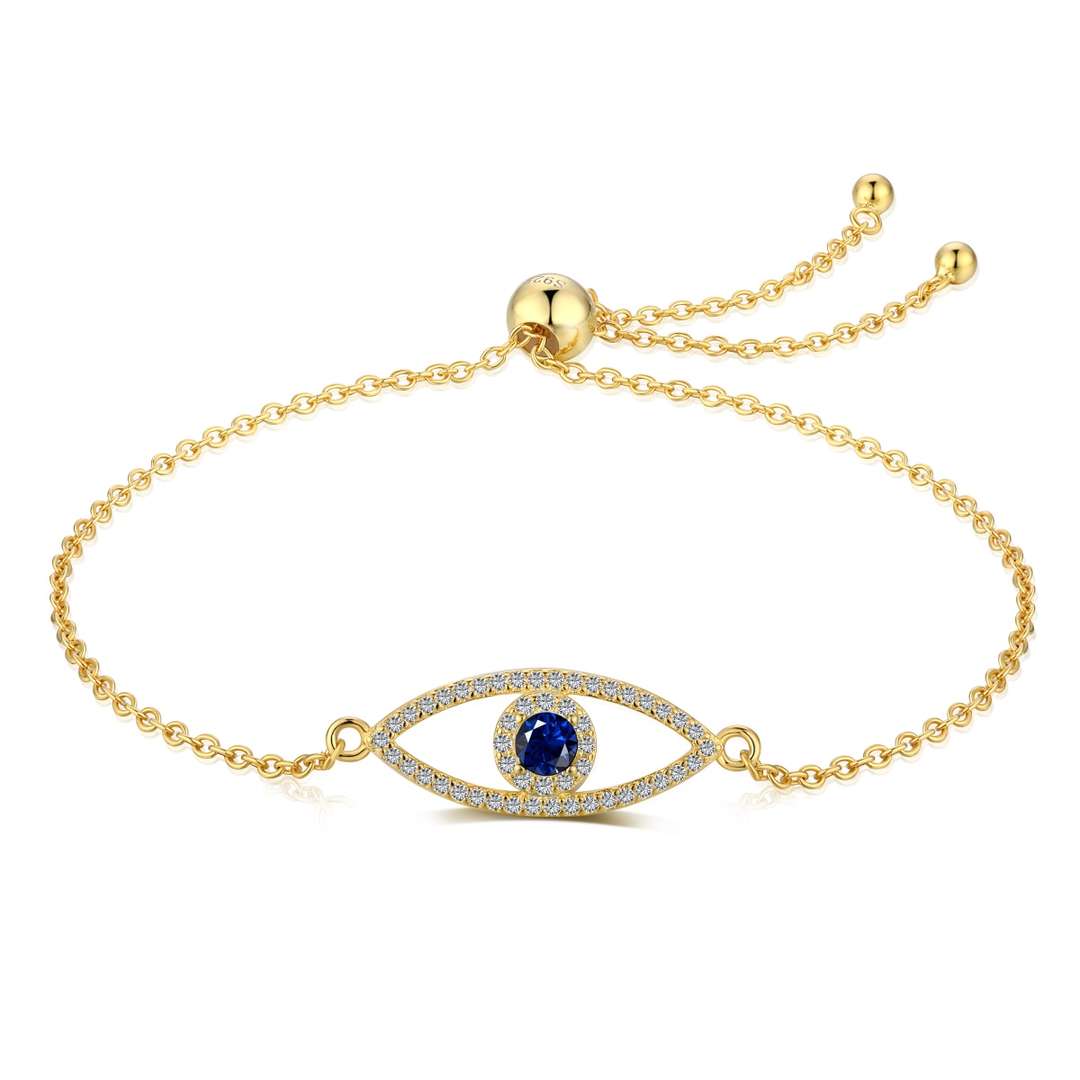 [Sparkling Aurora]Devil's Eye Hollow Design Bracelet