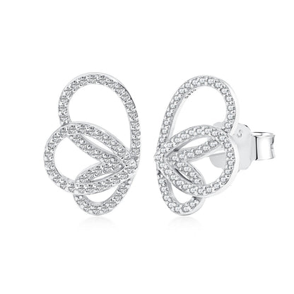 [Sparkling Aurora]Exquisite Butterfly Shape Earrings