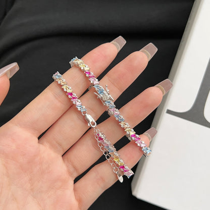 [Sparkling Aurora]Ornate Sparkling Multi Cut Party Bracelet