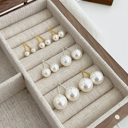 [Sparkling Aurora]Delicate Pearl Earrings