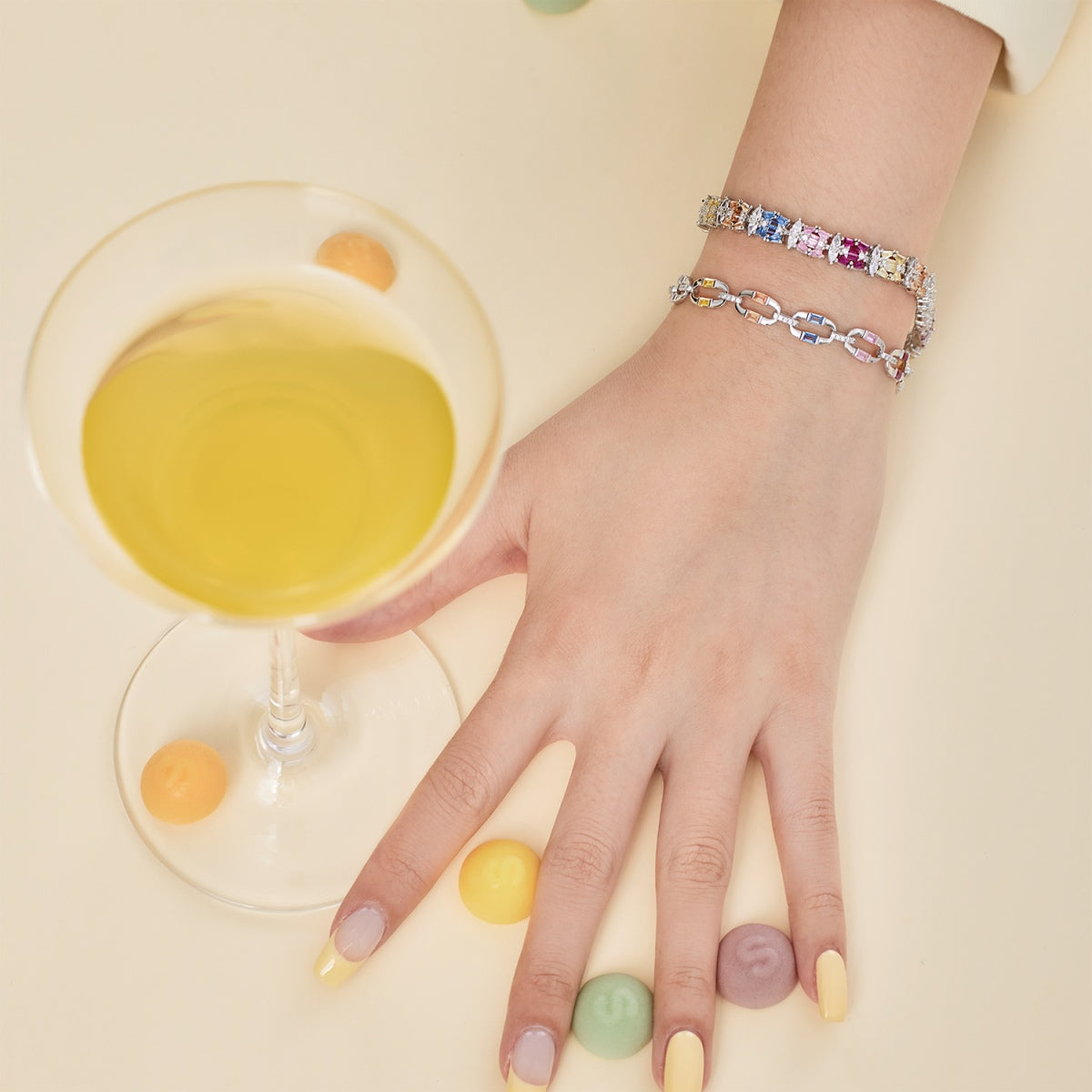 [Sparkling Aurora]Dazzling Colorful Daily Bracelet