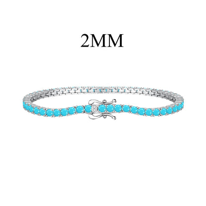 [Sparkling Aurora]Dazzling Exquisite Round Cut Daily Bracelet