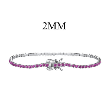 [Sparkling Aurora]Radiant Colorful Round Cut Party Bracelet